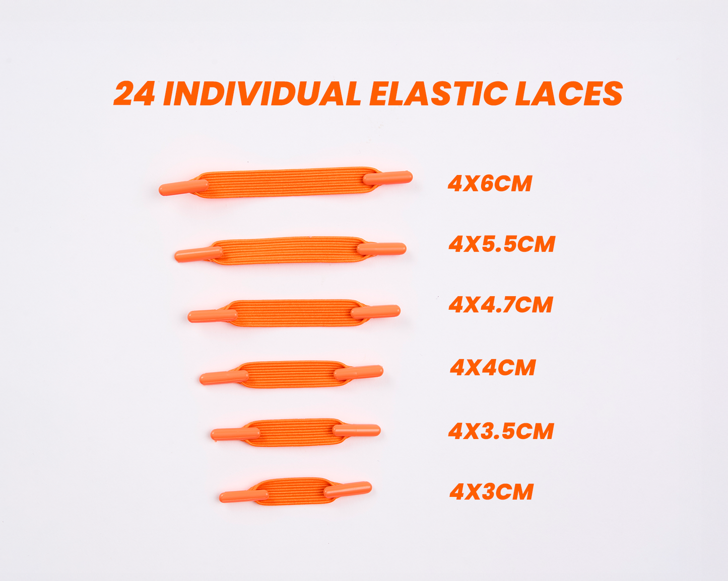 SUSPENSE ELASTIC LACES ORANGE