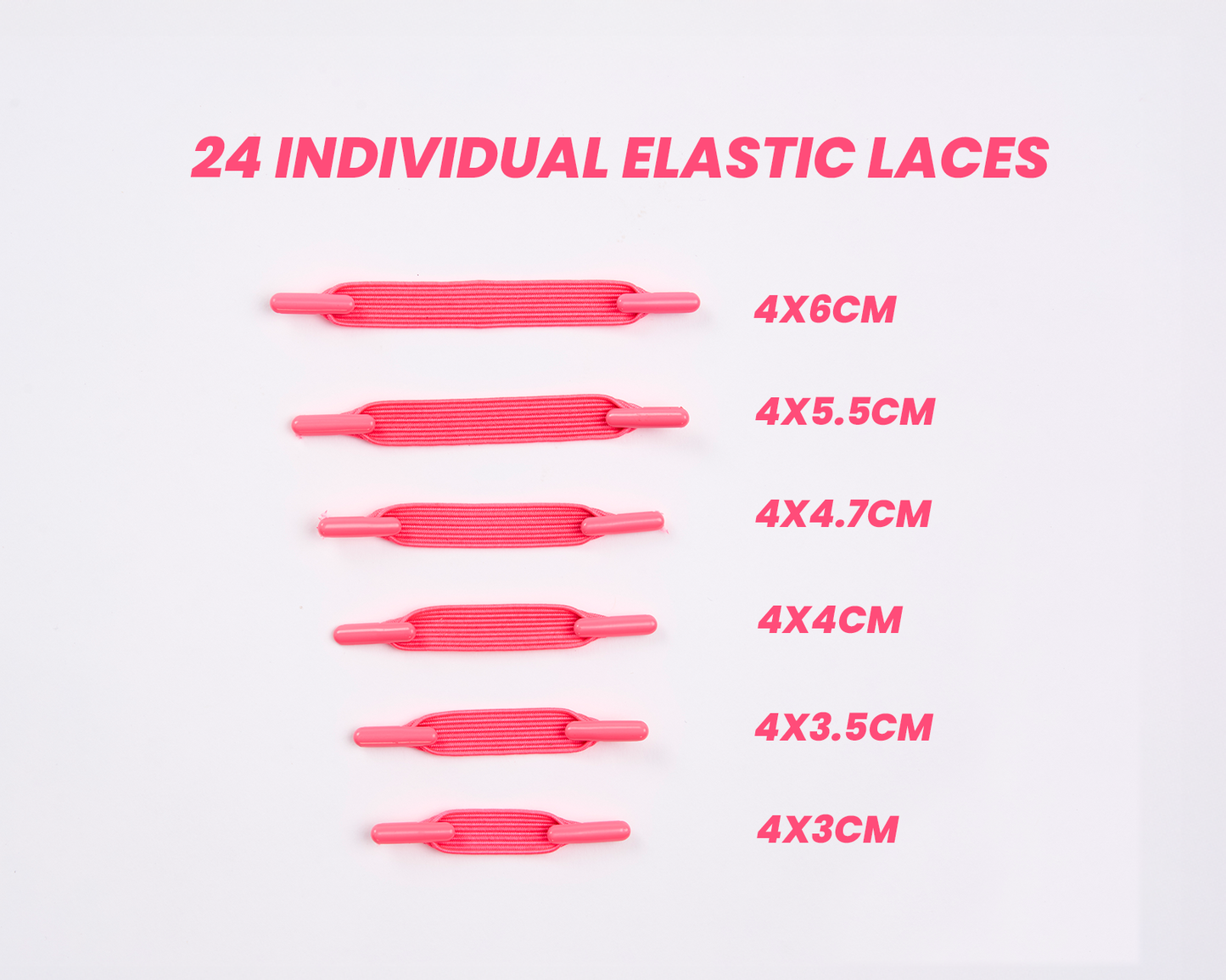 SUSPENSE ELASTIC LACES PINK