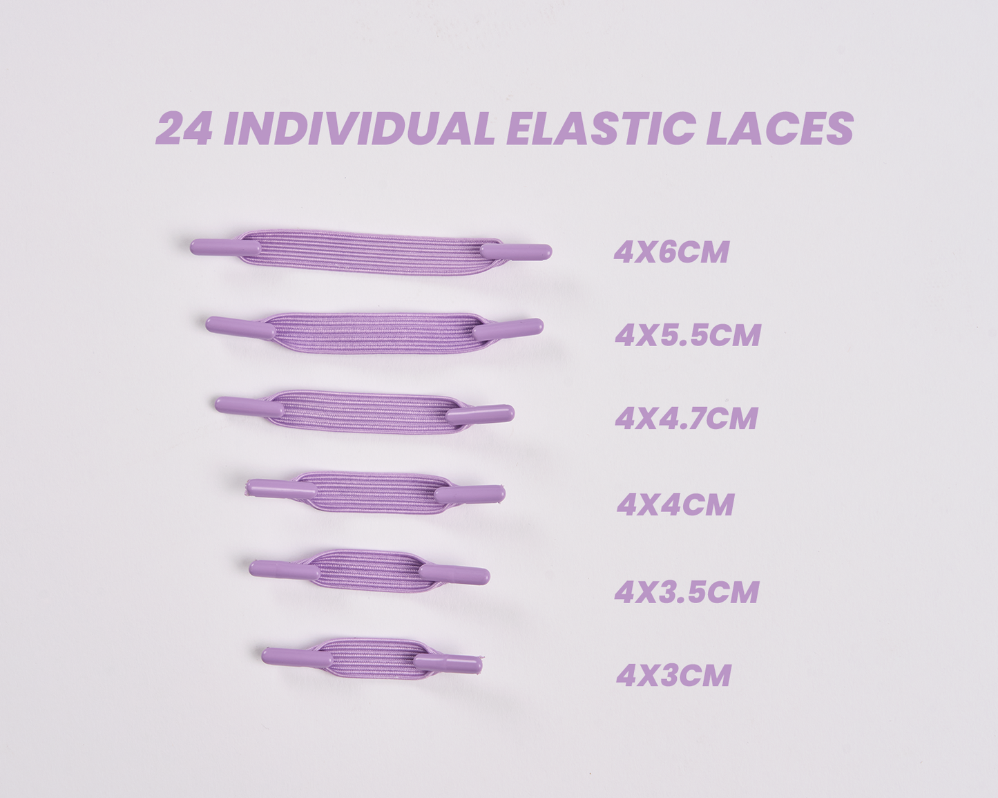 SUSPENSE ELASTIC LACES PURPLE