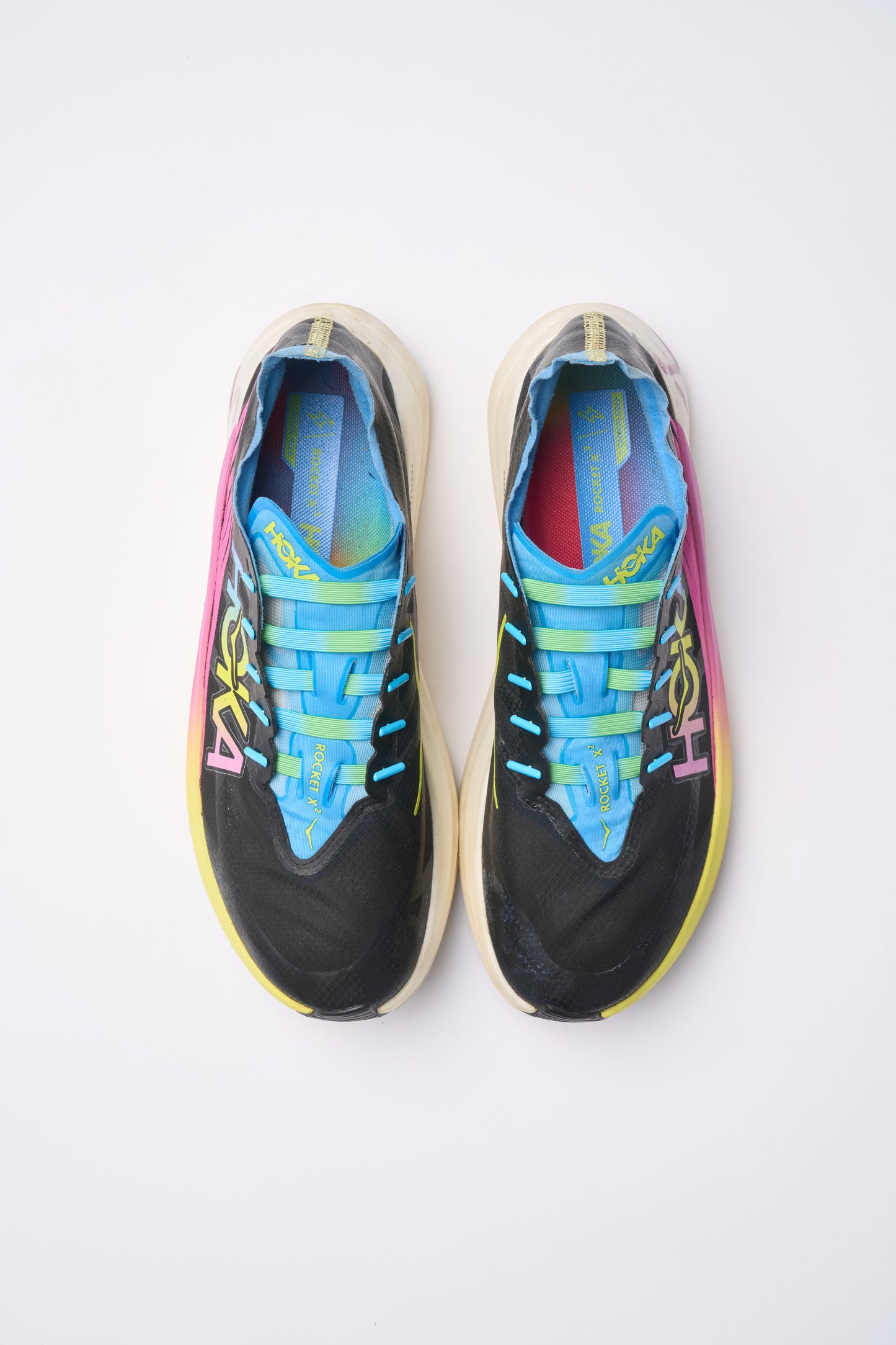 SUSPENSE ELASTIC LACES BLUE/GREEN