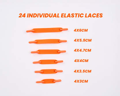 SUSPENSE ELASTIC LACES ORANGE