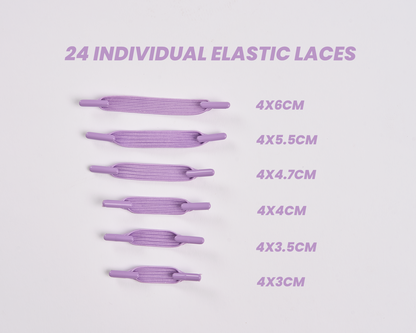 SUSPENSE ELASTIC LACES PURPLE