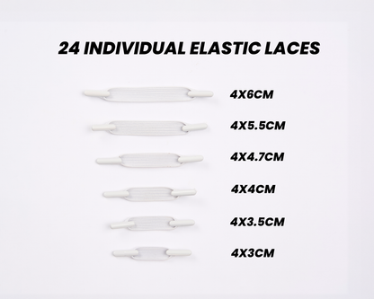 SUSPENSE ELASTIC LACES WHITE
