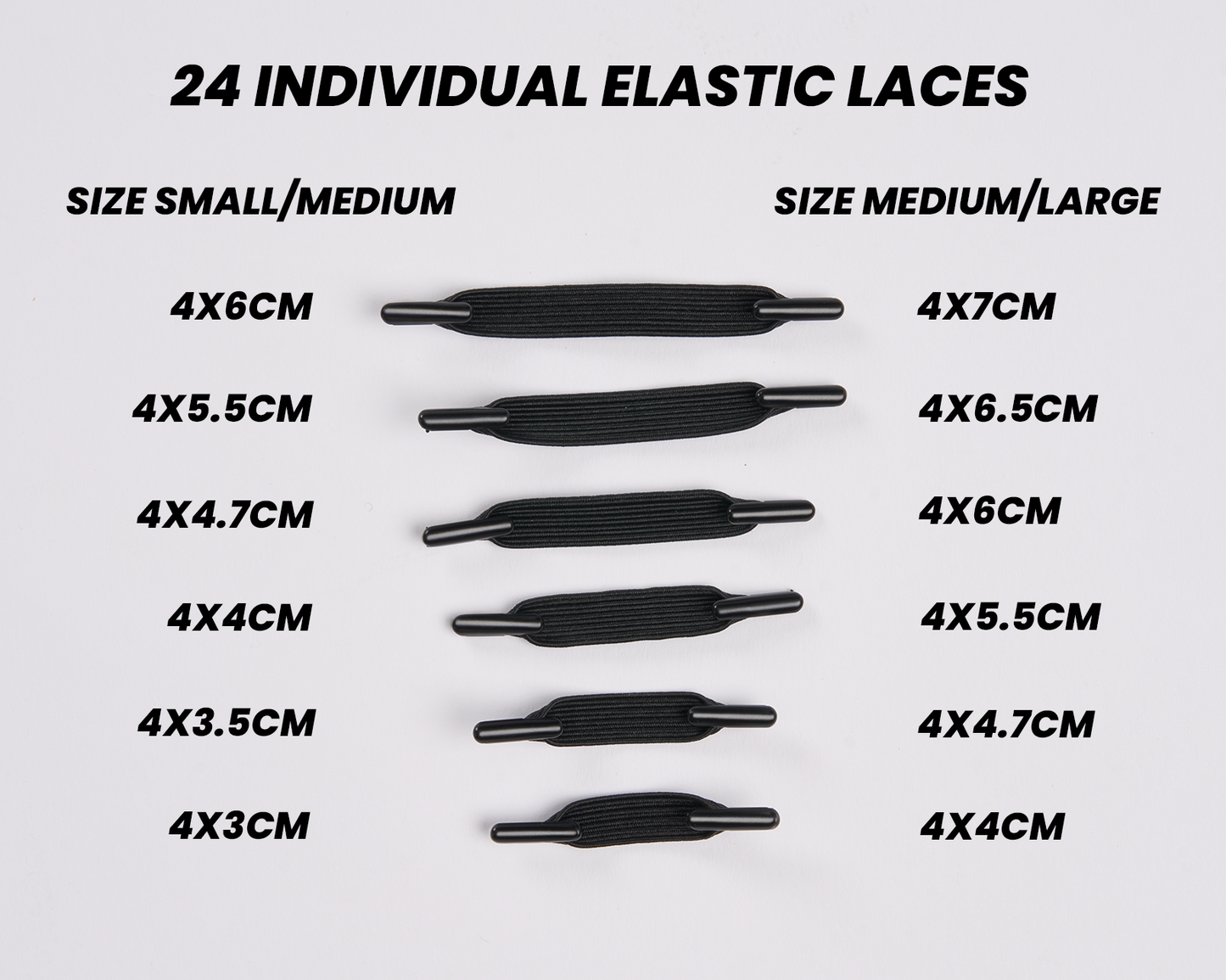 SUSPENSE ELASTIC LACES BLACK