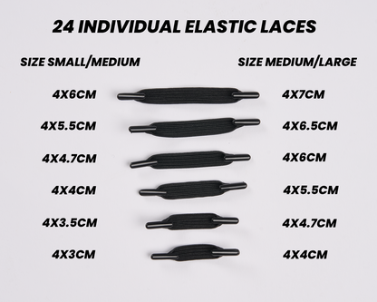 SUSPENSE ELASTIC LACES BLACK