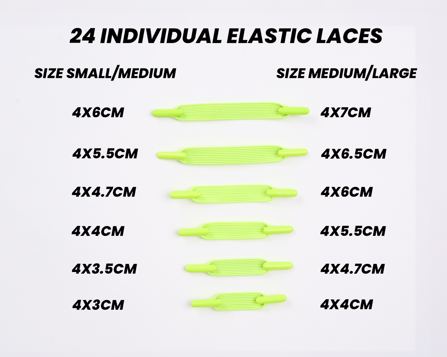 SUSPENSE ELASTIC LACES YELLOW